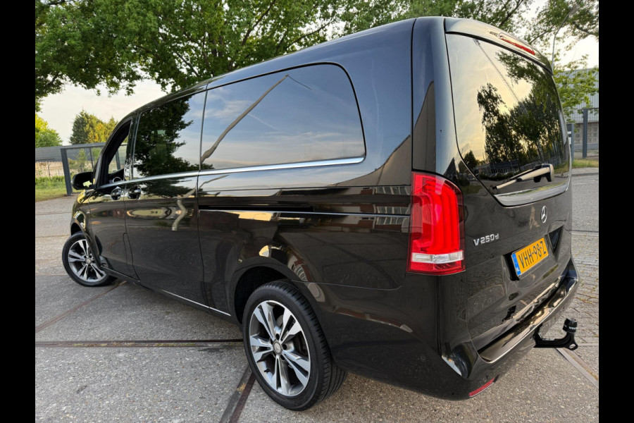 Mercedes-Benz V-Klasse 250d EXTRA LANG GRIJS-KENT DUBBEL-CAB 360CAM LEER NAVI LUXE