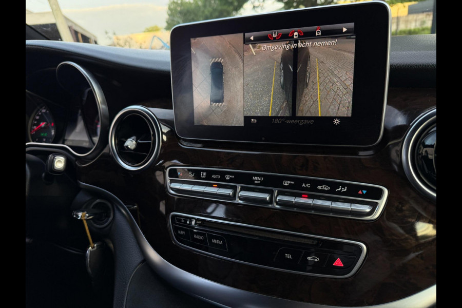 Mercedes-Benz V-Klasse 250d EXTRA LANG GRIJS-KENT DUBBEL-CAB 360CAM LEER NAVI LUXE
