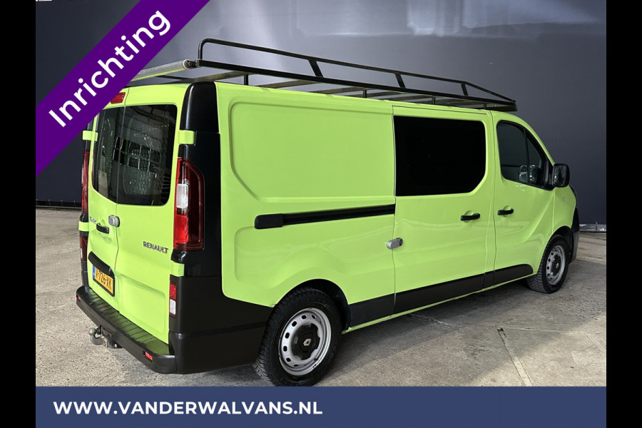 Renault Trafic 1.6 dCi L2H1 inrichting Euro6 Airco | Imperiaal | Trekhaak | Navigatie | Parkeersensoren | Bijrijdersbank