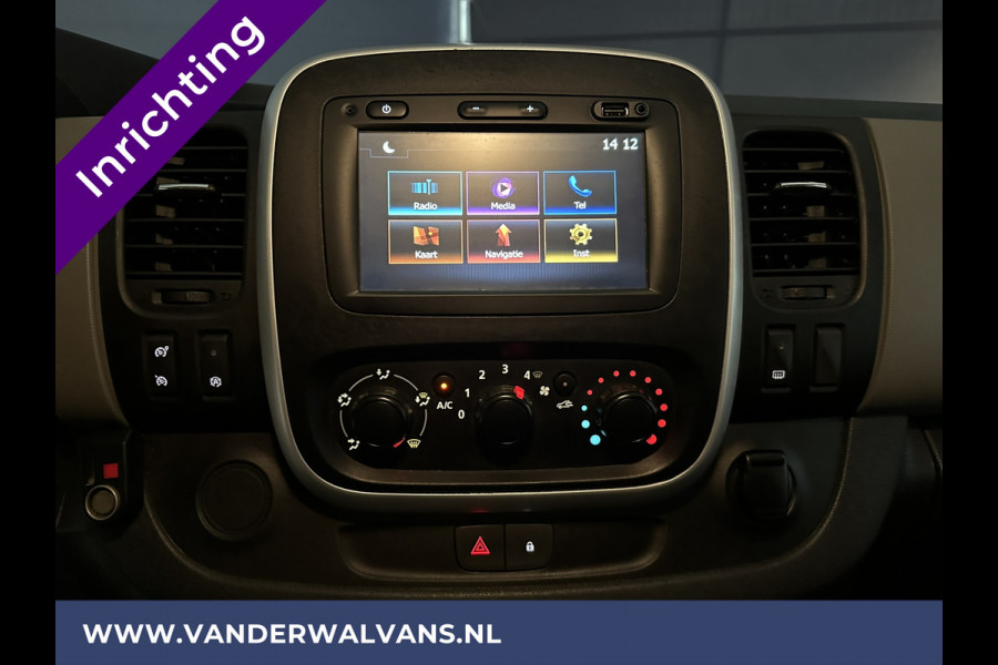Renault Trafic 1.6 dCi L2H1 inrichting Euro6 Airco | Imperiaal | Trekhaak | Navigatie | Parkeersensoren | Bijrijdersbank