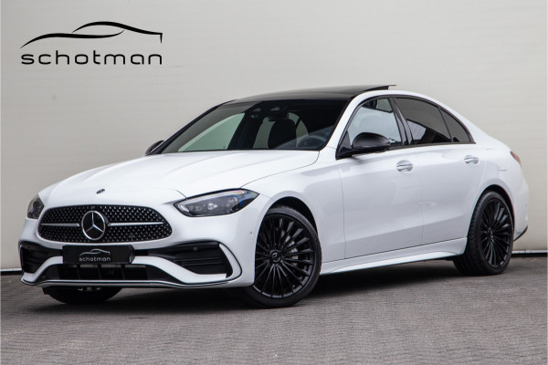 Mercedes-Benz C-Klasse 400 e 4MATIC AMG 381pk Premium Plus, Pano, Distronic, Nightpack, Burmester, HEad-Up, Memory, Digital LED