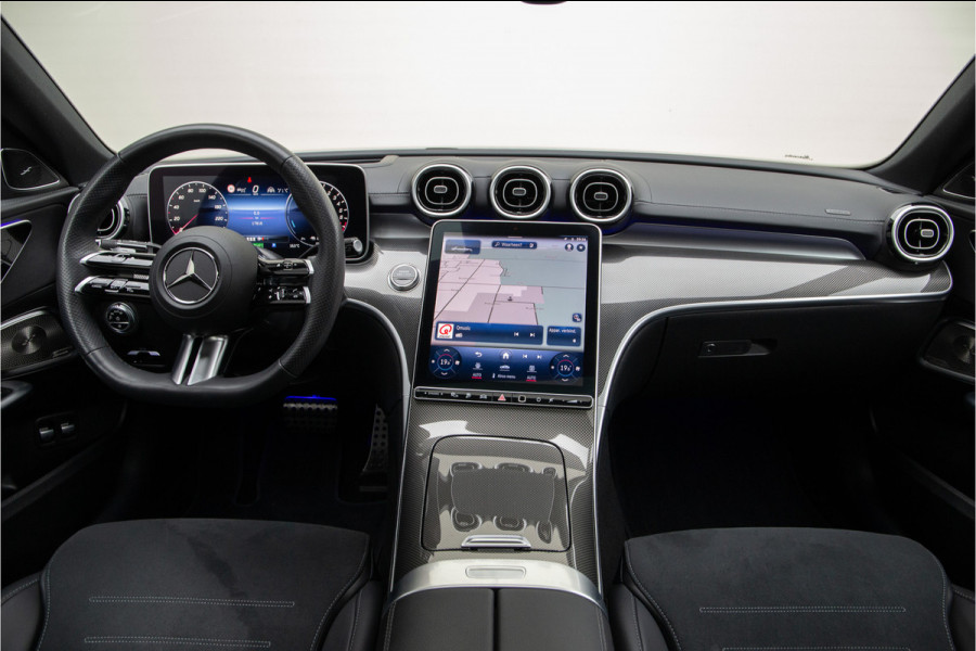 Mercedes-Benz C-Klasse 400 e 4MATIC AMG 381pk Premium Plus, Pano, Distronic, Nightpack, Burmester, HEad-Up, Memory, Digital LED