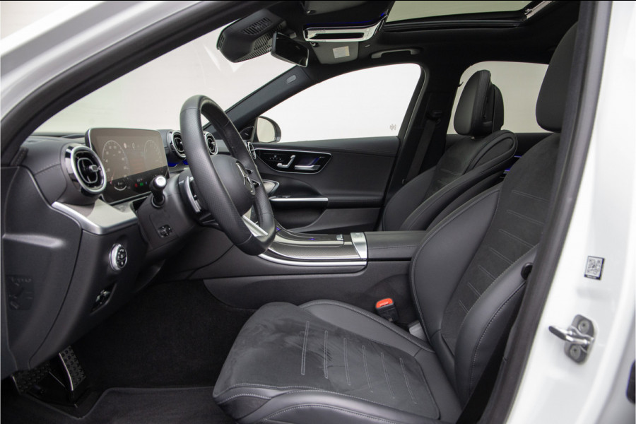 Mercedes-Benz C-Klasse 400 e 4MATIC AMG 381pk Premium Plus, Pano, Distronic, Nightpack, Burmester, HEad-Up, Memory, Digital LED