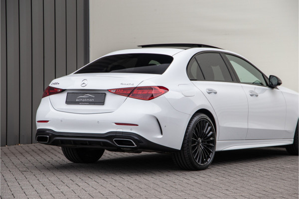 Mercedes-Benz C-Klasse 400 e 4MATIC AMG 381pk Premium Plus, Pano, Distronic, Nightpack, Burmester, HEad-Up, Memory, Digital LED