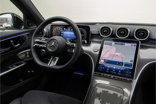 Mercedes-Benz C-Klasse 400 e 4MATIC AMG 381pk Premium Plus, Pano, Distronic, Nightpack, Burmester, HEad-Up, Memory, Digital LED