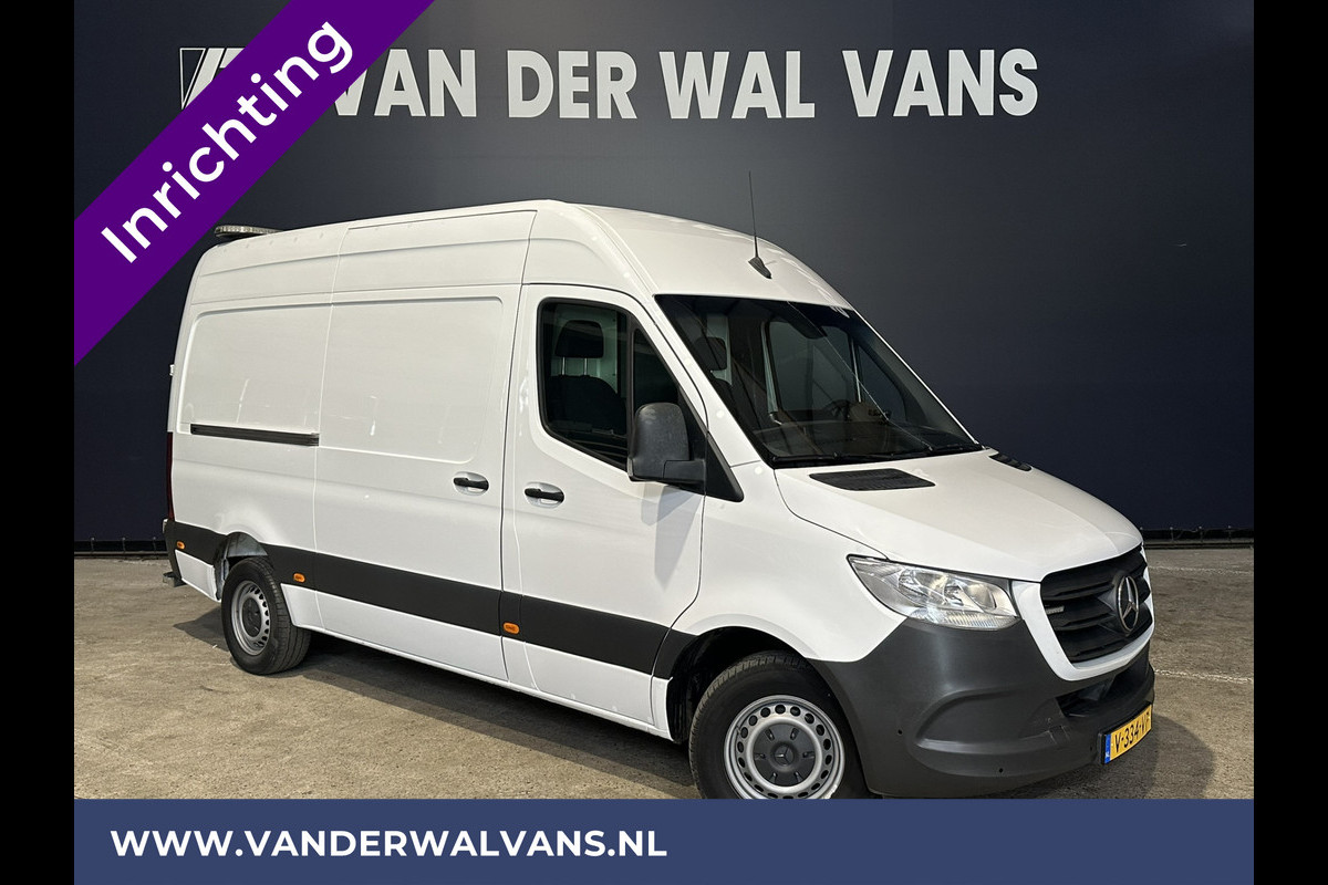 Mercedes-Benz Sprinter 316 CDI 163 pk 3500kg Trekhaak L2H2 inrichting Euro6 Airco | Camera | Apple Carplay Cruisecontrol, Android Auto, Parkeersensoren Mercedes-Benz Sprinter 316 CDI 163 pk 3500kg Trekhaak L2H2 inrichting Euro6 Airco | Camera | Apple Carplay Cruisecontrol, Android Auto, Parkeersensoren