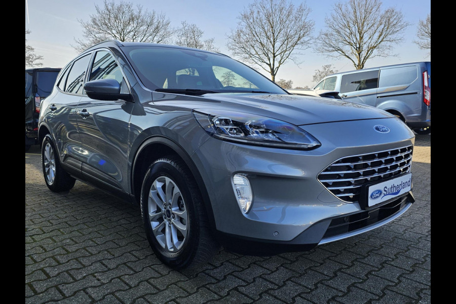 Ford Kuga 2.5 PHEV Titanium X 225pk | Winterpack | Elek. Achterklep | B&O Play | Half Leder | Michelin Cross Climate | 1.500kg Trekgewicht