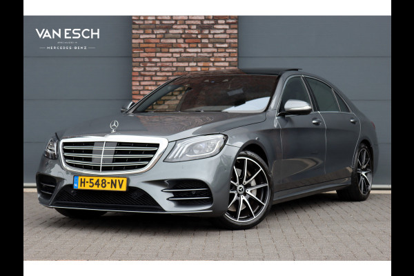 Mercedes-Benz S-Klasse 400d 4MATIC Lang Premium+ AMG Line | Luchtvering | Distronic+ | HUD | Burmester | Soft-Close | Exclusiefpakket | Stoelventilatie | Standverwarming | Parfumering |