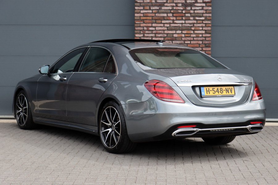 Mercedes-Benz S-Klasse 400d 4MATIC Lang Premium+ AMG Line | Luchtvering | Distronic+ | HUD | Burmester | Soft-Close | Exclusiefpakket | Stoelventilatie | Standverwarming | Parfumering |