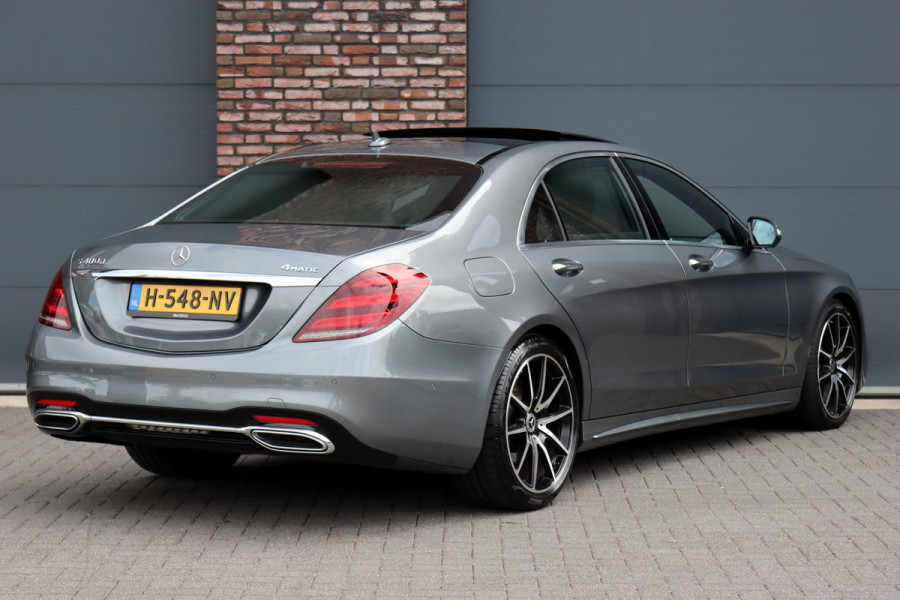 Mercedes-Benz S-Klasse 400d 4MATIC Lang Premium+ AMG Line | Luchtvering | Distronic+ | HUD | Burmester | Soft-Close | Exclusiefpakket | Stoelventilatie | Standverwarming | Parfumering |