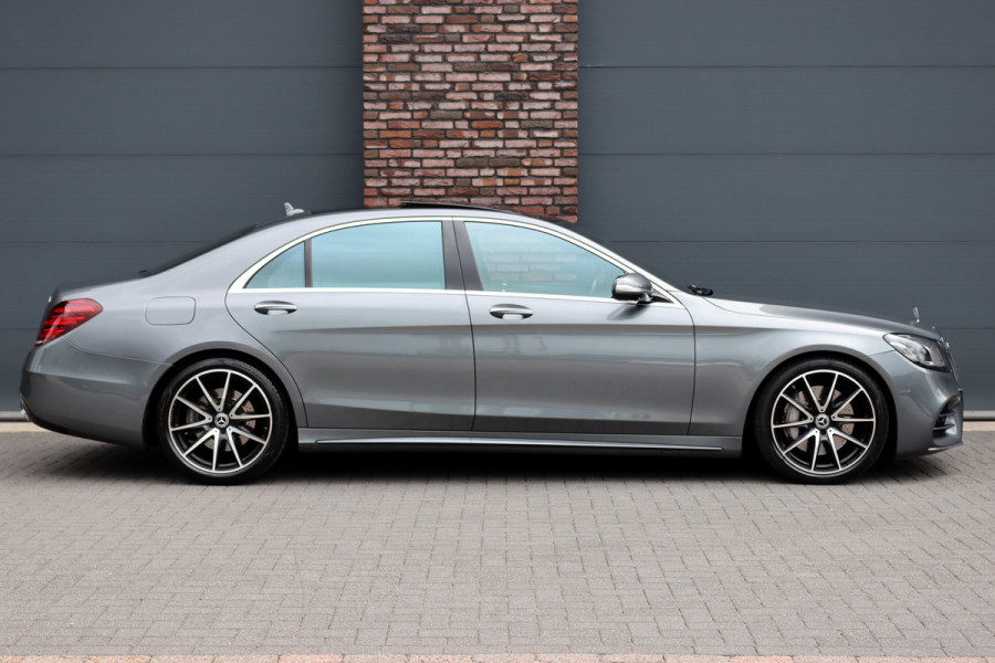 Mercedes-Benz S-Klasse 400d 4MATIC Lang Premium+ AMG Line | Luchtvering | Distronic+ | HUD | Burmester | Soft-Close | Exclusiefpakket | Stoelventilatie | Standverwarming | Parfumering |