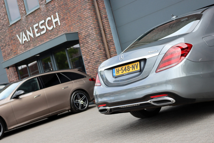 Mercedes-Benz S-Klasse 400d 4MATIC Lang Premium+ AMG Line | Luchtvering | Distronic+ | HUD | Burmester | Soft-Close | Exclusiefpakket | Stoelventilatie | Standverwarming | Parfumering |