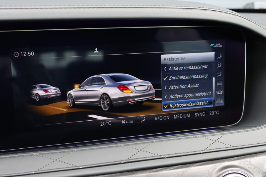 Mercedes-Benz S-Klasse 400d 4MATIC Lang Premium+ AMG Line | Luchtvering | Distronic+ | HUD | Burmester | Soft-Close | Exclusiefpakket | Stoelventilatie | Standverwarming | Parfumering |