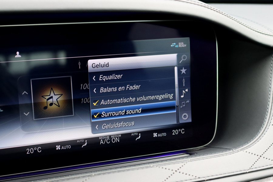 Mercedes-Benz S-Klasse 400d 4MATIC Lang Premium+ AMG Line | Luchtvering | Distronic+ | HUD | Burmester | Soft-Close | Exclusiefpakket | Stoelventilatie | Standverwarming | Parfumering |