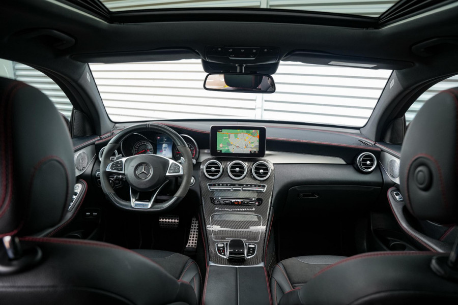Mercedes-Benz GLC Coupé AMG 43 4MATIC Schuifdak Burmester HUD Keyless Carbon Trekhaak 21''LM