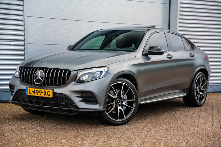 Mercedes-Benz GLC Coupé AMG 43 4MATIC Schuifdak Burmester HUD Keyless Carbon Trekhaak 21''LM