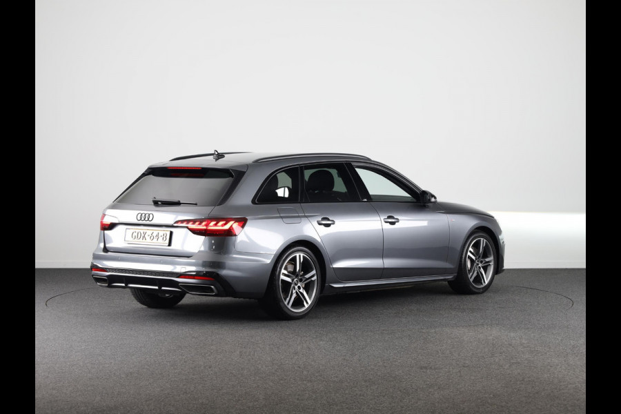 Audi A4 Avant 40 TFSI S edition Competition 204 pk S-tronic | Verlengde garantie | Navigatie | Elektr. trekhaak | Parkeersensoren | Stoelverwarming | S-Line |