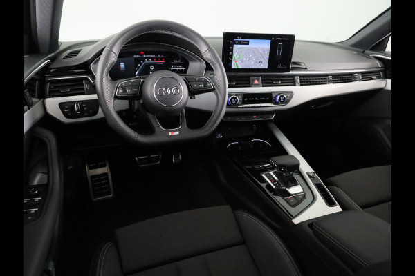 Audi A4 Avant 40 TFSI S edition Competition 204 pk S-tronic | Verlengde garantie | Navigatie | Elektr. trekhaak | Parkeersensoren | Stoelverwarming | S-Line |
