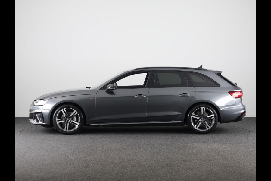 Audi A4 Avant 40 TFSI S edition Competition 204 pk S-tronic | Verlengde garantie | Navigatie | Elektr. trekhaak | Parkeersensoren | Stoelverwarming | S-Line |