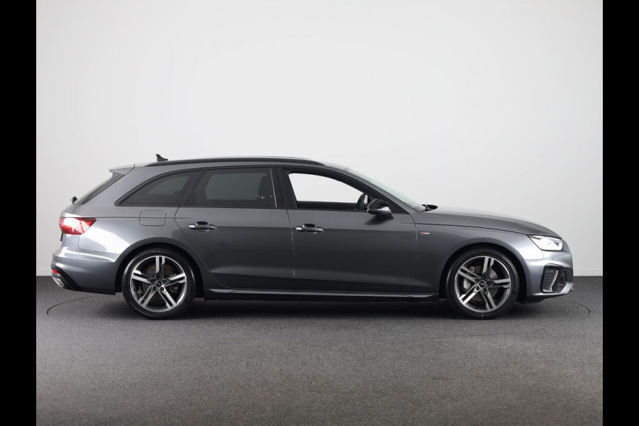 Audi A4 Avant 40 TFSI S edition Competition 204 pk S-tronic | Verlengde garantie | Navigatie | Elektr. trekhaak | Parkeersensoren | Stoelverwarming | S-Line |