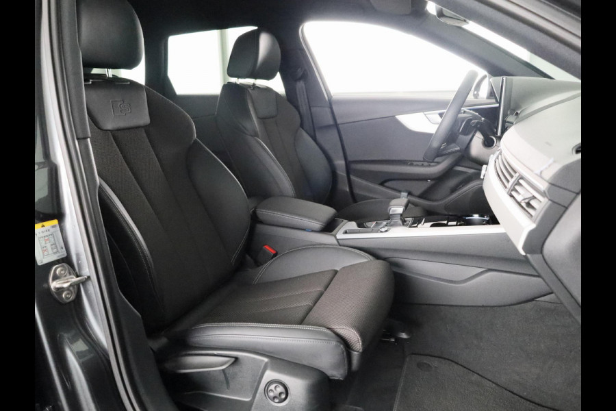 Audi A4 Avant 40 TFSI S edition Competition 204 pk S-tronic | Verlengde garantie | Navigatie | Elektr. trekhaak | Parkeersensoren | Stoelverwarming | S-Line |