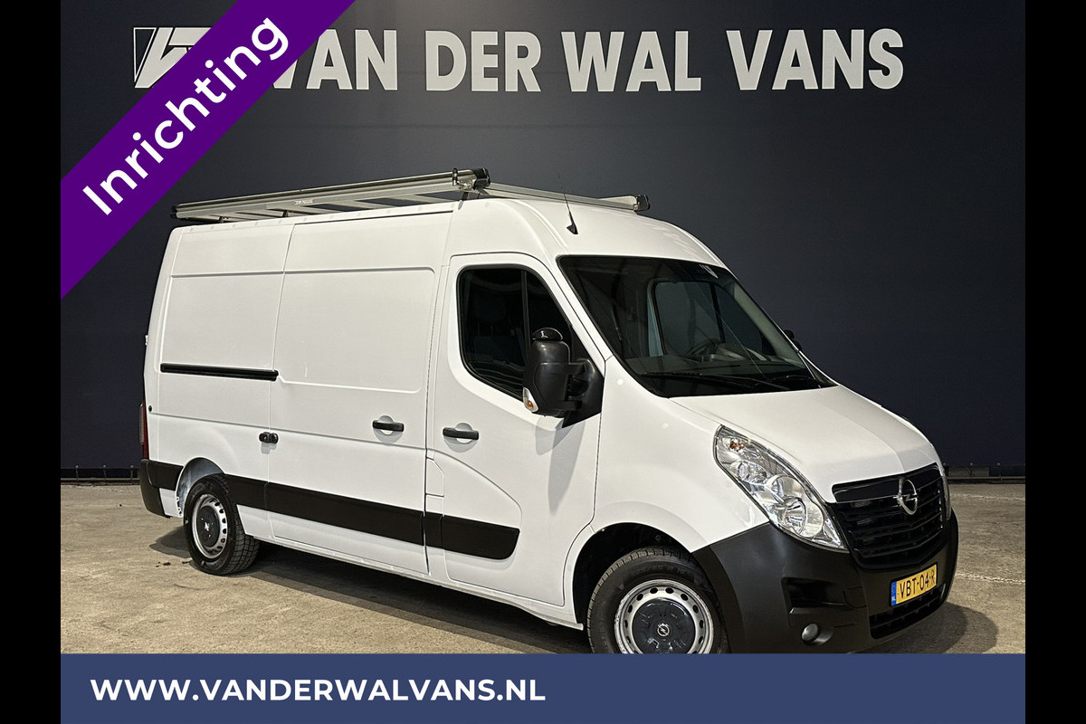 Opel Movano 2.3 CDTI 146pk L2H2 inrichting Euro6 Airco | Omvormer | Navigatie | Camera | Imperiaal Cruisecontrol, Trekhaak, Parkeersensoren, Bijrijdersbank