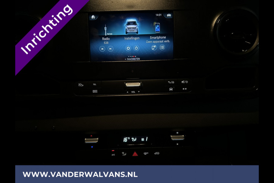 Mercedes-Benz Sprinter 316 CDI 164pk L2H1 inrichting Euro6 Airco | 2800kg Trekhaak | Camera | Cruisecontrol | Apple Carplay Android Auto, Parkeersensoren