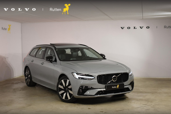 Volvo V90 T6 350PK Automaat Plug-in hybrid AWD Ultra Dark / Panoramadak / 360 camera / Head-up display / Trekhaak