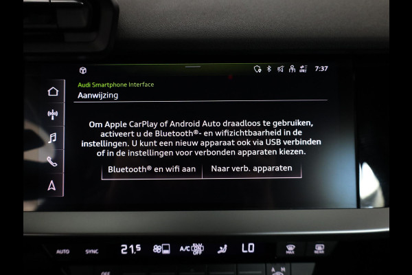 Audi A3 Sportback 30 TFSI Pro Line 110 pk S-tronic | Navigatie via App | Parkeersensoren achter | Cruise control | Apple Carplay/Android Auto | LED koplampen |