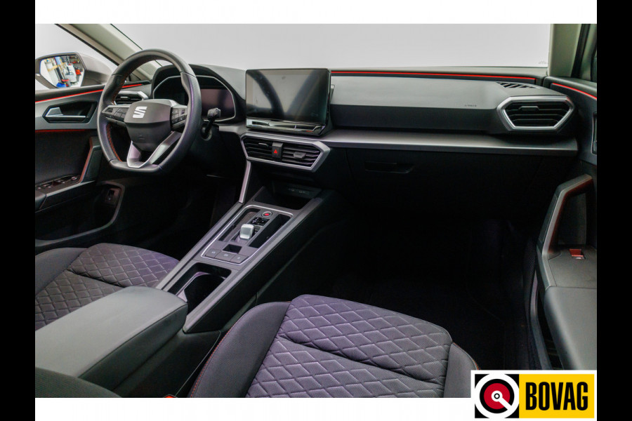 Seat Leon FR 1.4 TSI eHybrid PHEV FR Business Intense 204 PK | Stuurverwarming | Travel assist | Achteruirijcamera PDC V+A , Sfeerverlichting, Navigatie, Digi dashboard, App-connect