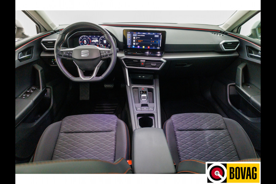 Seat Leon FR 1.4 TSI eHybrid PHEV FR Business Intense 204 PK | Stuurverwarming | Travel assist | Achteruirijcamera PDC V+A , Sfeerverlichting, Navigatie, Digi dashboard, App-connect