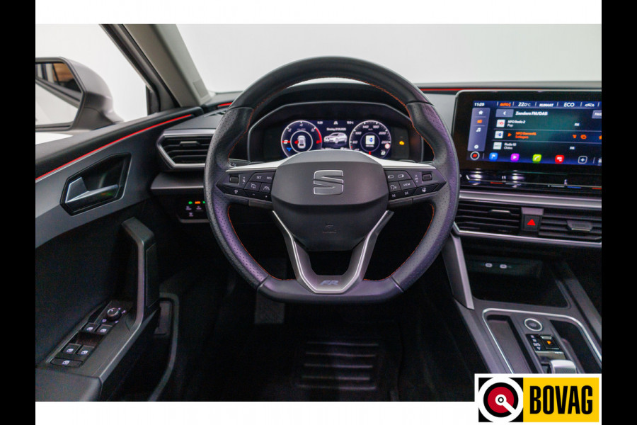 Seat Leon FR 1.4 TSI eHybrid PHEV FR Business Intense 204 PK | Stuurverwarming | Travel assist | Achteruirijcamera PDC V+A , Sfeerverlichting, Navigatie, Digi dashboard, App-connect