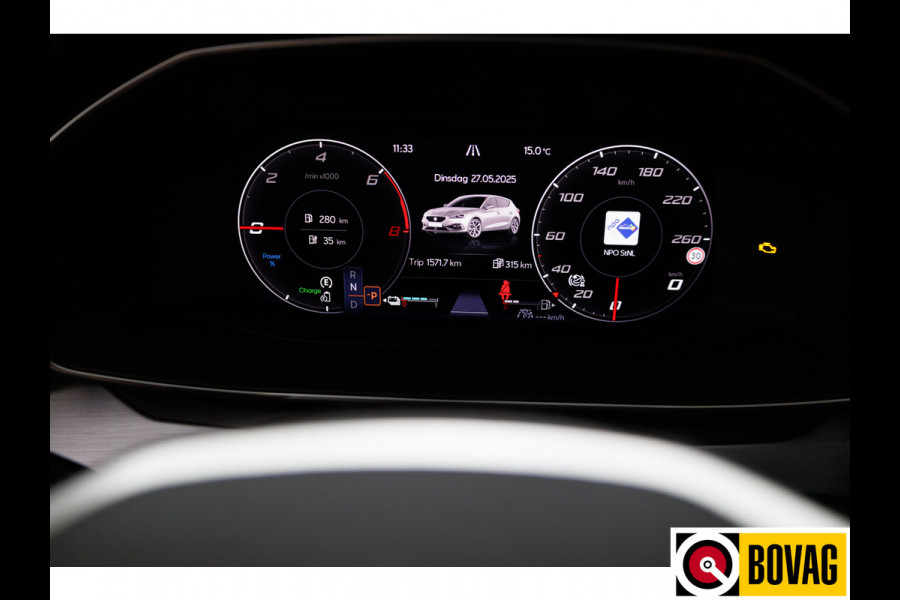 Seat Leon FR 1.4 TSI eHybrid PHEV FR Business Intense 204 PK | Stuurverwarming | Travel assist | Achteruirijcamera PDC V+A , Sfeerverlichting, Navigatie, Digi dashboard, App-connect