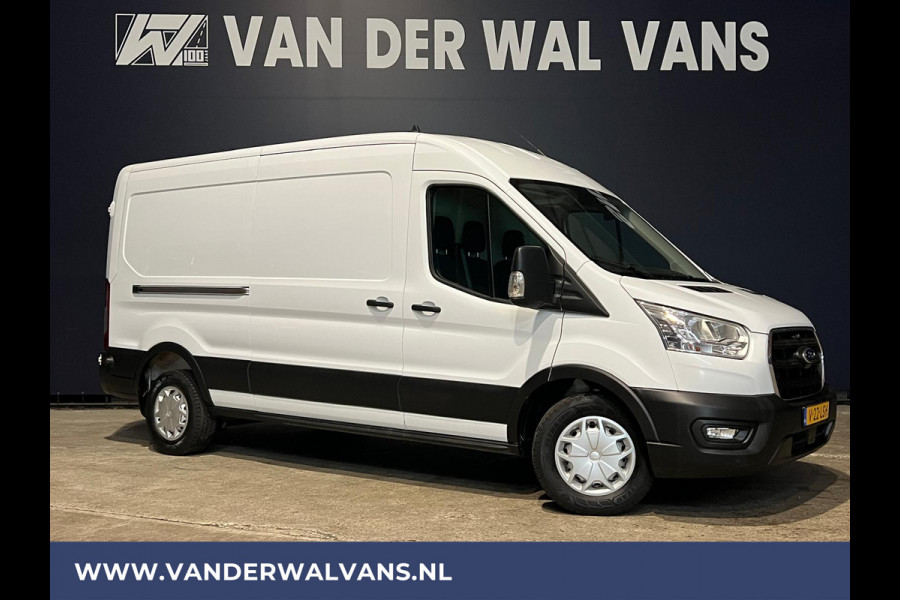 Ford Transit 2.0 TDCI 131pk L3H2 Euro6 Airco | Apple Carplay | Camera | Navigatie | Stoelverwarming| Cruisecontrol Parkeersensoren, Android Auto, Verwarmde voorruit, Bijrijdersbank