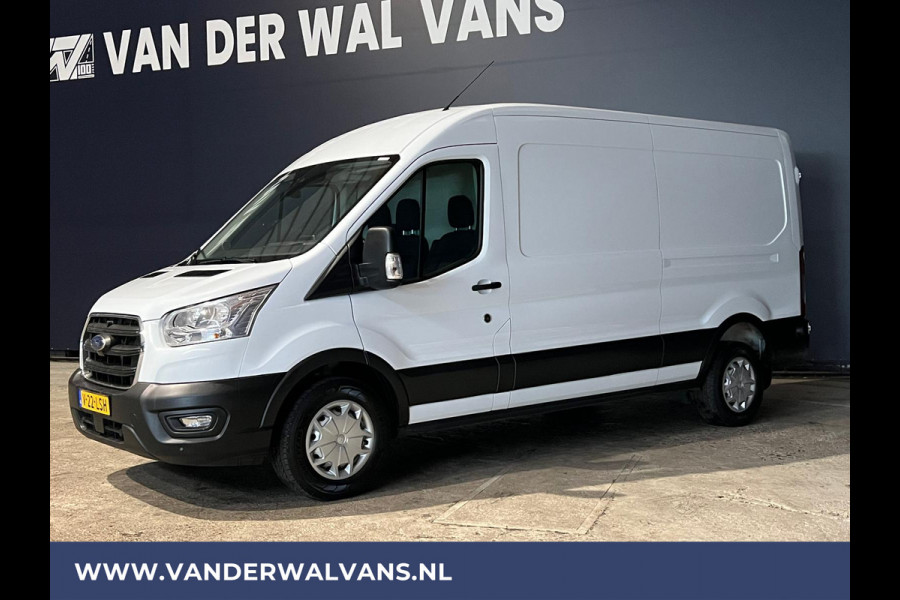 Ford Transit 2.0 TDCI 131pk L3H2 Euro6 Airco | Apple Carplay | Camera | Navigatie | Stoelverwarming| Cruisecontrol Parkeersensoren, Android Auto, Verwarmde voorruit, Bijrijdersbank