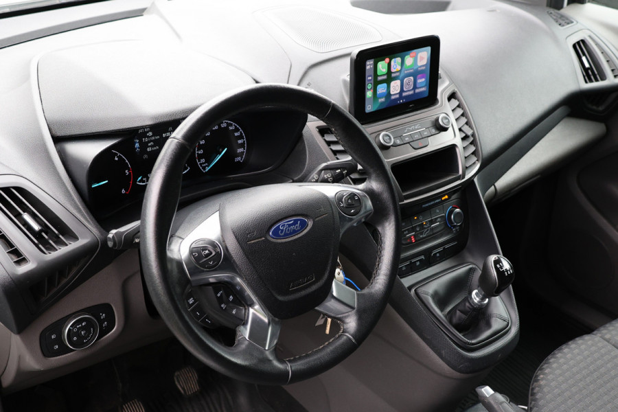 Ford Transit Connect 1.5 EcoBlue 120PK L2 | Navigatie | CarPlay | Camera | Cruise control | 3-Zitter | Trekhaak | Airco | PDC | Airco | Dealer onderhouden | Nieuwe APK | Onderhoudsbeurt