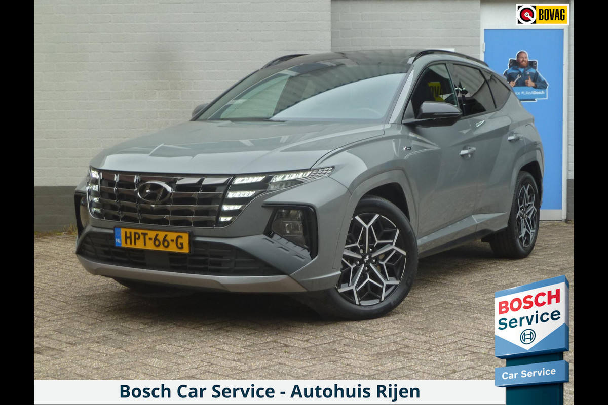 Hyundai Tucson 1.6 T-GDI PHEV N Line Sky 4WD|Panodak|Alcantara/Memory|Stoelkoeling|360-Camera|Adaptive-Cruise|Shadow-Grey Hyundai Tucson 1.6 T-GDI PHEV N Line Sky 4WD|Panodak|Alcantara/Memory|Stoelkoeling|360-Camera|Adaptive-Cruise|Shadow-Grey