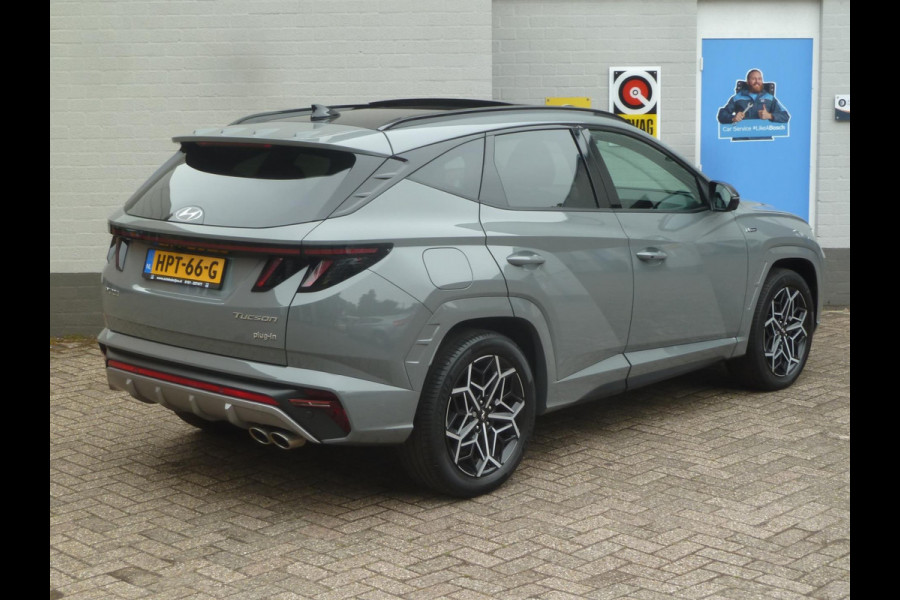 Hyundai Tucson 1.6 T-GDI PHEV N Line Sky 4WD|Panodak|Alcantara/Memory|Stoelkoeling|360-Camera|Adaptive-Cruise|Shadow-Grey