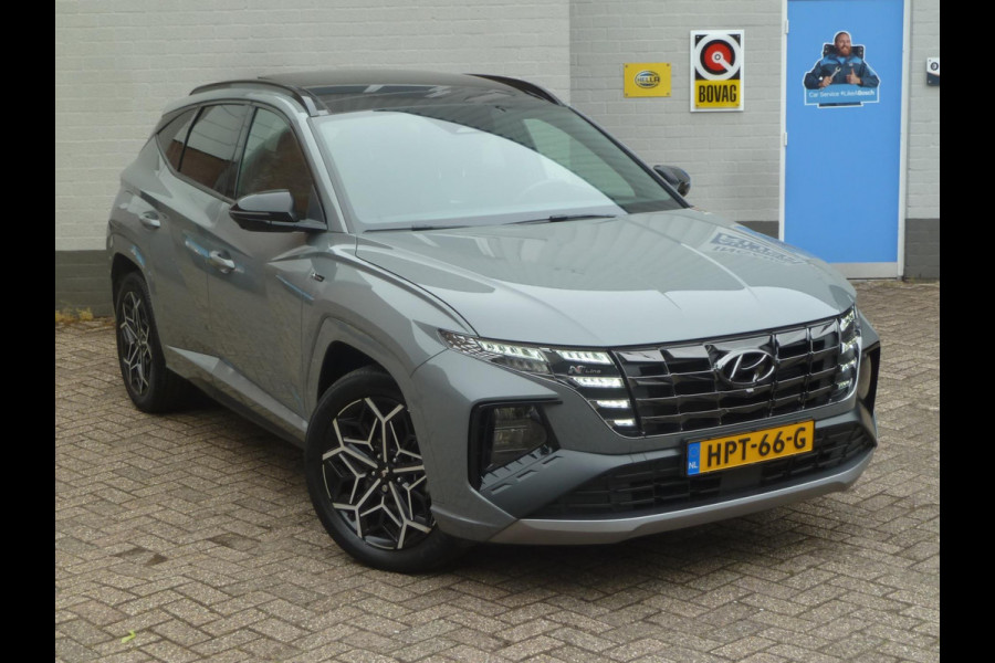 Hyundai Tucson 1.6 T-GDI PHEV N Line Sky 4WD|Panodak|Alcantara/Memory|Stoelkoeling|360-Camera|Adaptive-Cruise|Shadow-Grey