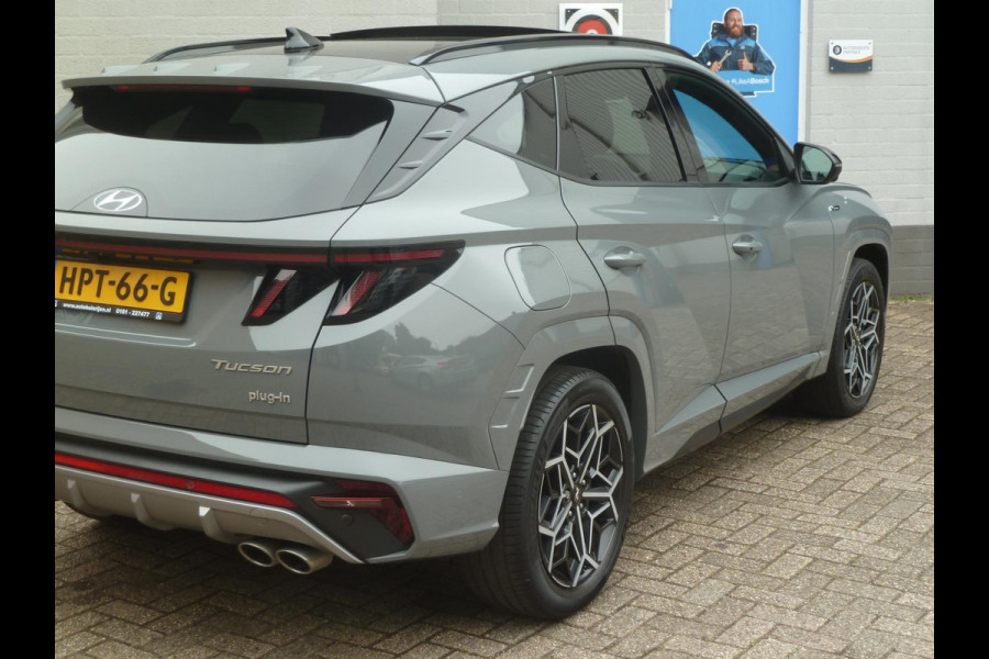 Hyundai Tucson 1.6 T-GDI PHEV N Line Sky 4WD|Panodak|Alcantara/Memory|Stoelkoeling|360-Camera|Adaptive-Cruise|Shadow-Grey