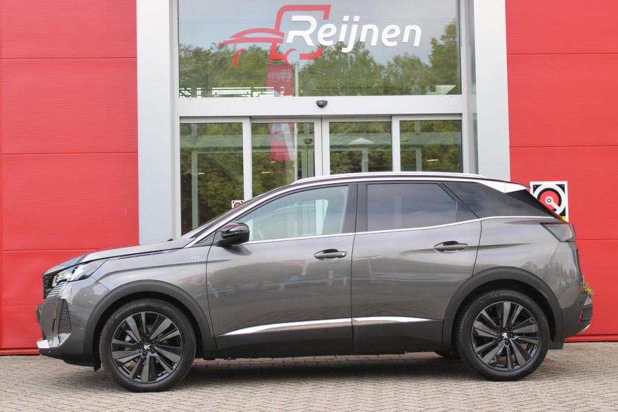 Peugeot 3008 1.2 Hybrid 136 GT | 360° CAMERA | NAVIGATIE | ADAPTIVE CRUISE CONTROL | APPLE CARPLAY/ANDROID AUTO | CLIMATE CONTROL | 18" LICHTMETALEN VELGEN | DODEHOEK DETECTIE | KEYLESS ENTRY/START | FULL LED KOPLAMPEN | PARKEERSENSOREN VOOR EN ACHTER | DAB+ RADIO | LANE ASSIST |