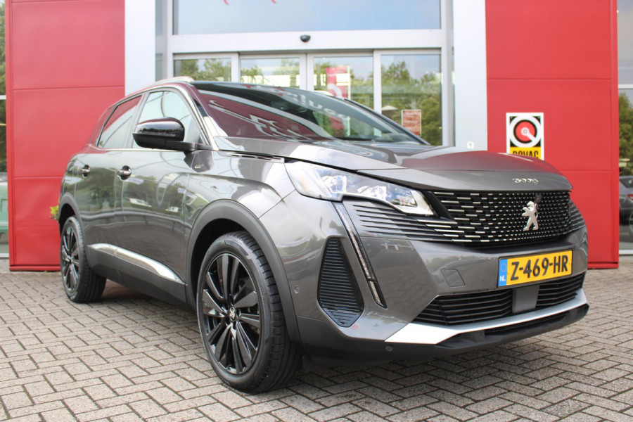 Peugeot 3008 1.2 Hybrid 136 GT | 360° CAMERA | NAVIGATIE | ADAPTIVE CRUISE CONTROL | APPLE CARPLAY/ANDROID AUTO | CLIMATE CONTROL | 18" LICHTMETALEN VELGEN | DODEHOEK DETECTIE | KEYLESS ENTRY/START | FULL LED KOPLAMPEN | PARKEERSENSOREN VOOR EN ACHTER | DAB+ RADIO | LANE ASSIST |