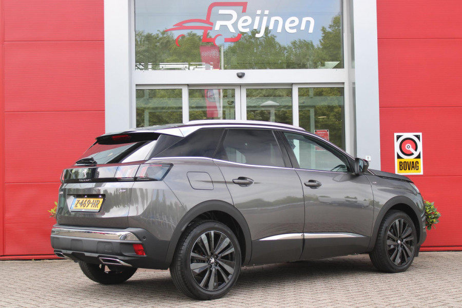 Peugeot 3008 1.2 Hybrid 136 GT | 360° CAMERA | NAVIGATIE | ADAPTIVE CRUISE CONTROL | APPLE CARPLAY/ANDROID AUTO | CLIMATE CONTROL | 18" LICHTMETALEN VELGEN | DODEHOEK DETECTIE | KEYLESS ENTRY/START | FULL LED KOPLAMPEN | PARKEERSENSOREN VOOR EN ACHTER | DAB+ RADIO | LANE ASSIST |