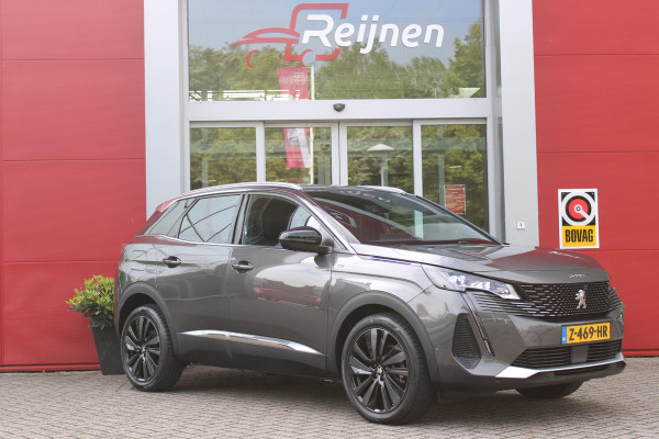 Peugeot 3008 1.2 Hybrid 136 GT | 360° CAMERA | NAVIGATIE | ADAPTIVE CRUISE CONTROL | APPLE CARPLAY/ANDROID AUTO | CLIMATE CONTROL | 18" LICHTMETALEN VELGEN | DODEHOEK DETECTIE | KEYLESS ENTRY/START | FULL LED KOPLAMPEN | PARKEERSENSOREN VOOR EN ACHTER | DAB+ RADIO | LANE ASSIST |