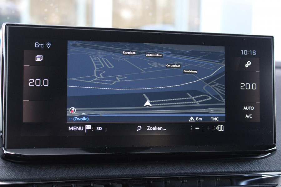 Peugeot 3008 1.2 Hybrid 136 GT | 360° CAMERA | NAVIGATIE | ADAPTIVE CRUISE CONTROL | APPLE CARPLAY/ANDROID AUTO | CLIMATE CONTROL | 18" LICHTMETALEN VELGEN | DODEHOEK DETECTIE | KEYLESS ENTRY/START | FULL LED KOPLAMPEN | PARKEERSENSOREN VOOR EN ACHTER | DAB+ RADIO | LANE ASSIST |