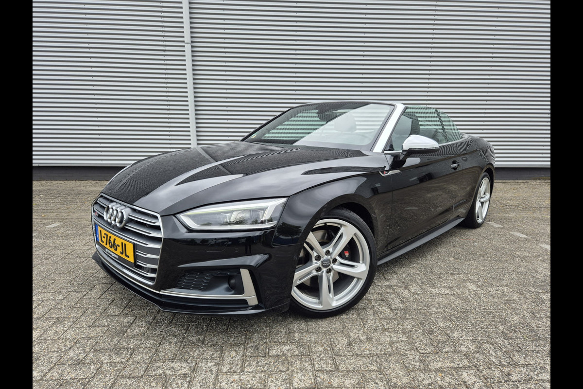 Audi A5 Cabriolet 3.0 TFSI S5 quattro Virtueel dashbord,B&O,Alarm kl.5, airco,cruise,navigatie,360 camera,stoelverwarming,parkcontrol,