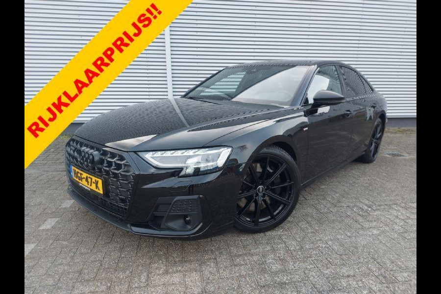 Audi A8 60 TFSI e quattro S-Line,Vierwielbesturing,Verklapbare trekhaak,Panorama,zomer&winterbanden