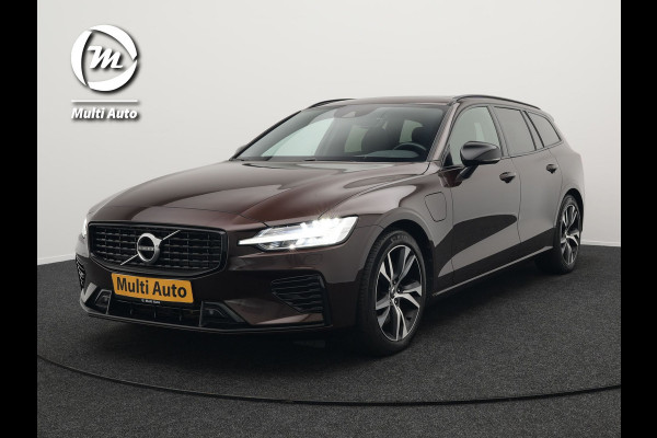 Volvo V60 T6 Recharge AWD R-Design Plug In Hybrid PHEV | Trekhaak af Fabriek |  Panodak | Lederen Sportstoelen Memory | Harman Kardon | Apple Carplay | Navigatie | Camera | L.M. 18" | DAB | Virtual |