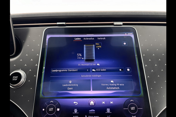 Mercedes-Benz EQE 350+ Launch-Edition AMG-Line 91 kWh [ 3-Fase ] Aut. *PANO | BURMESTER-SURROUND | ADAPTIVE-CRUISE | BLINDSPOT | LEATHER-MICROFIBRE | FULL-LED | AMBIENT-LIGHT | MEMORY-PACK | DIGI-COCKPIT | SPORT-SEATS | CAMERA | KEYLESS | DAB+ | CARPLAY |