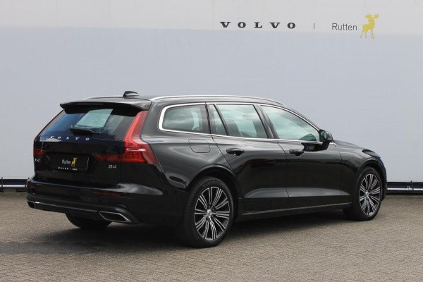 Volvo V60 B4 211PK Automaat Inscription Lederen bekleding / 18" lichtmetalen velgen / Apple Carplay / Adaptieve Cruise control / Stoelverwarming / Elektrisch bedienbare bestuurdersstoel met geheugen